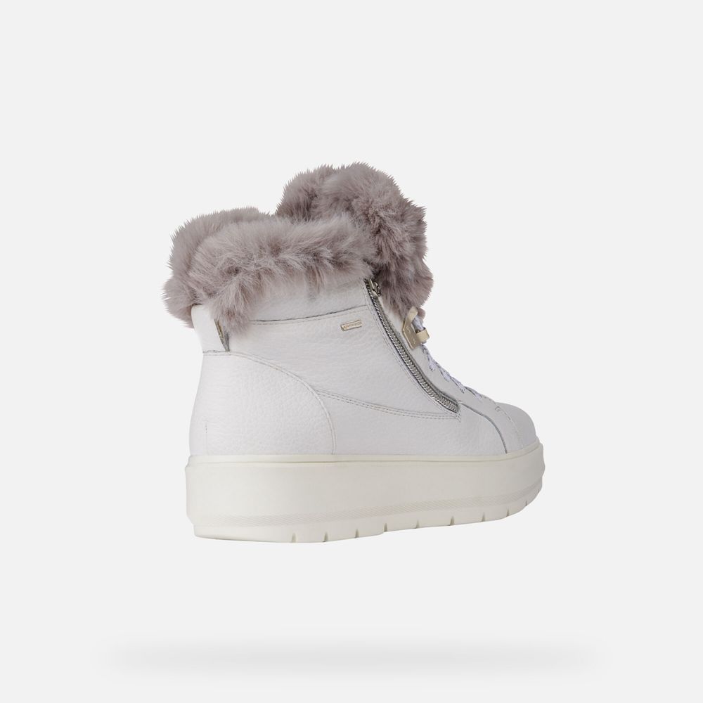 Geox Bayan Spor Ayakkabı Beyaz - Kaula Abx - JOC-356810